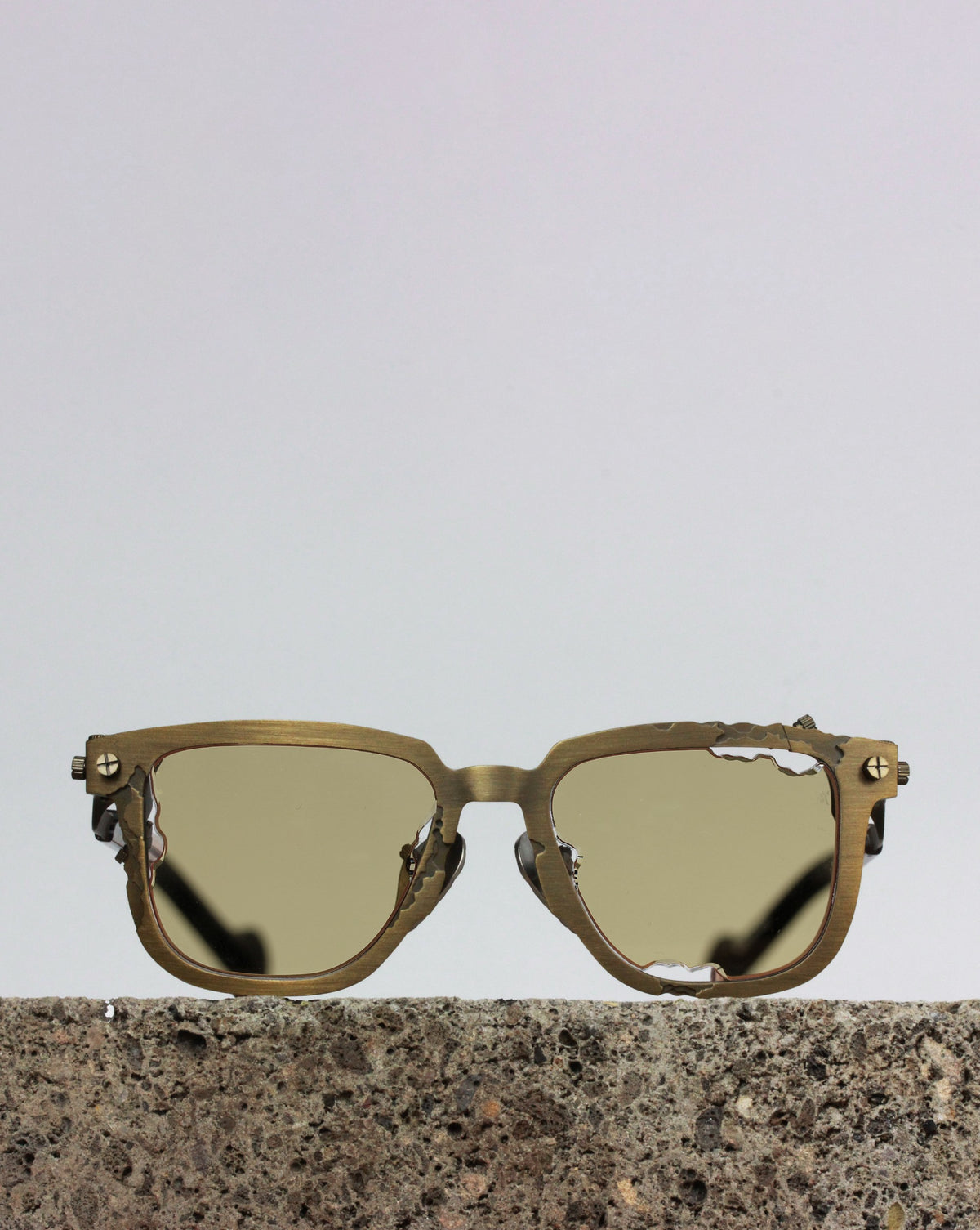 Titanium Museum Specimen 02 Sunglasses in C9 Bronze