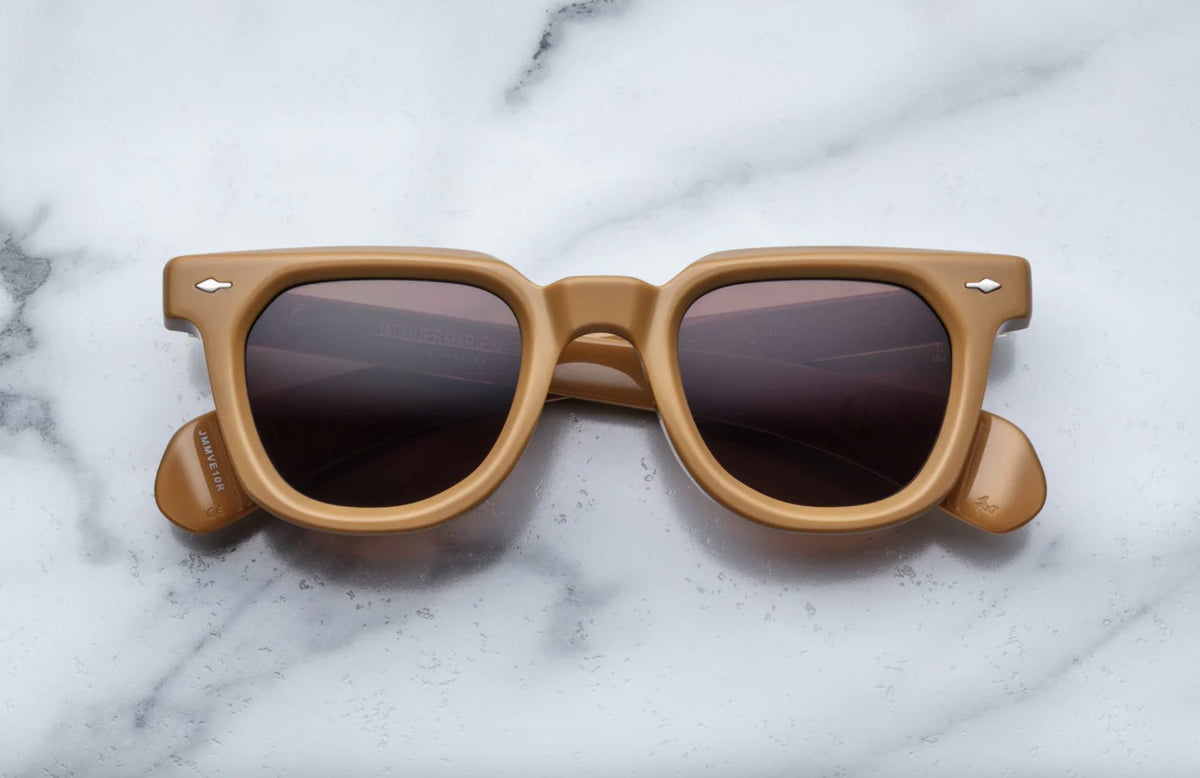 Jacques Marie Mage Vendome Sunglasses in 10R Suntan Sienna