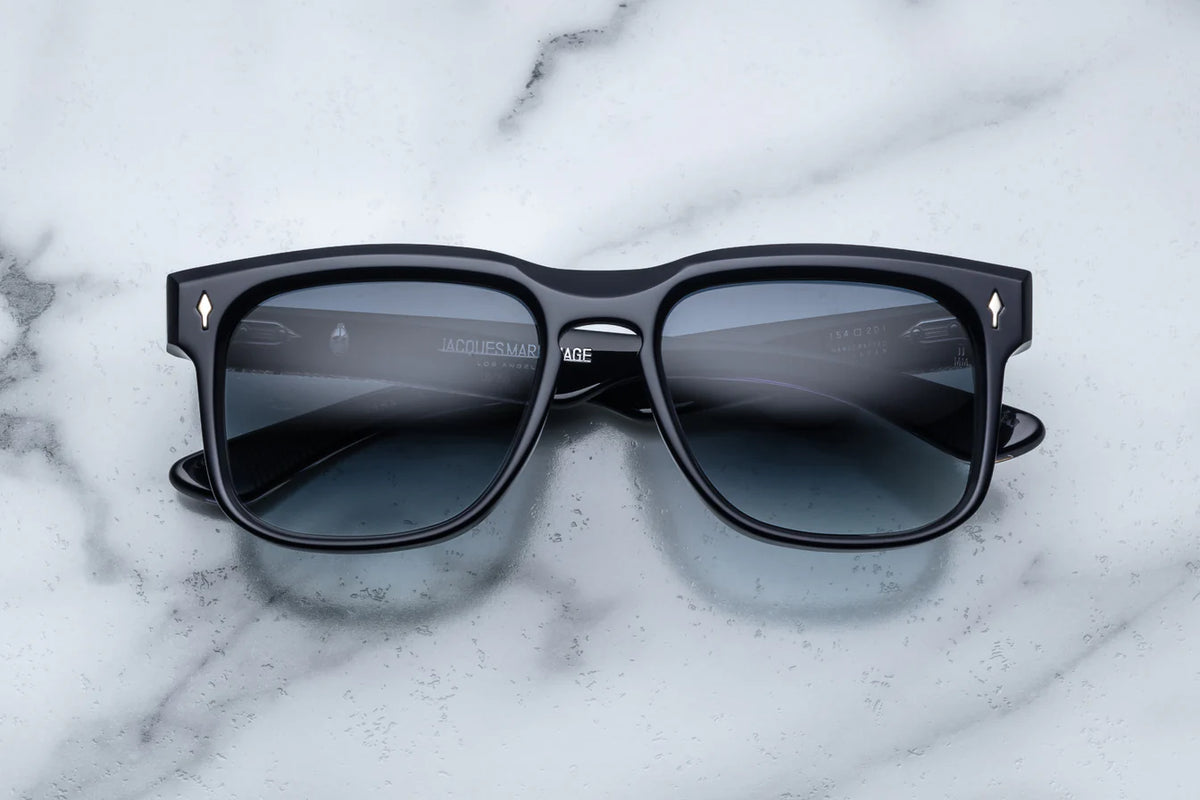 Jacques Marie Mage Wesley Sunglasses in 11K Regal Neptune Gradient