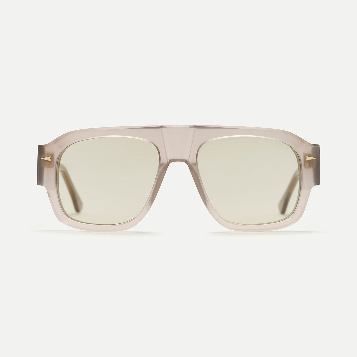 Ahlem Ahlem x Jorden Sunglasses in Ashmilk/Green Light