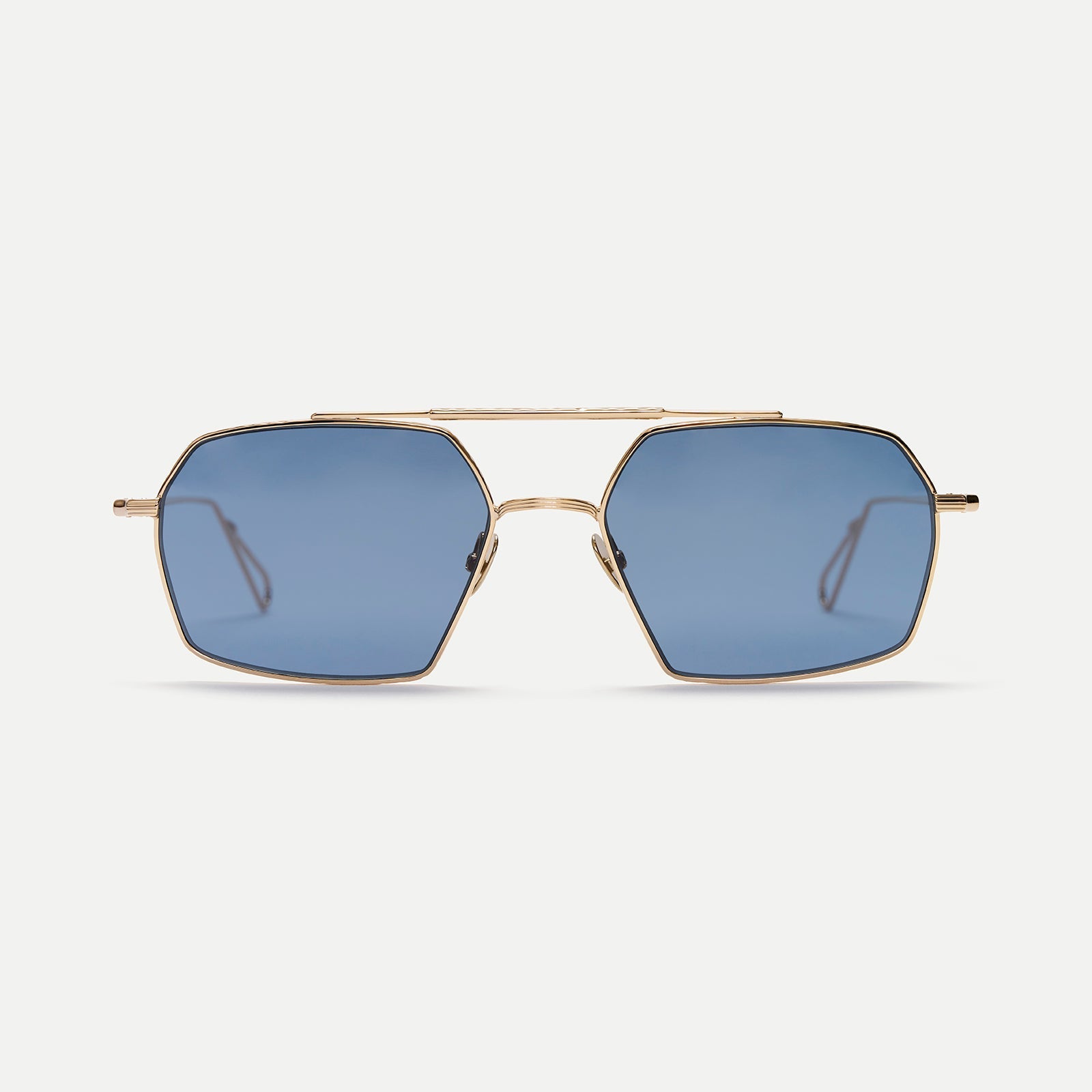 Ahlem Haussmann Sunglasses in Champagne/Blue