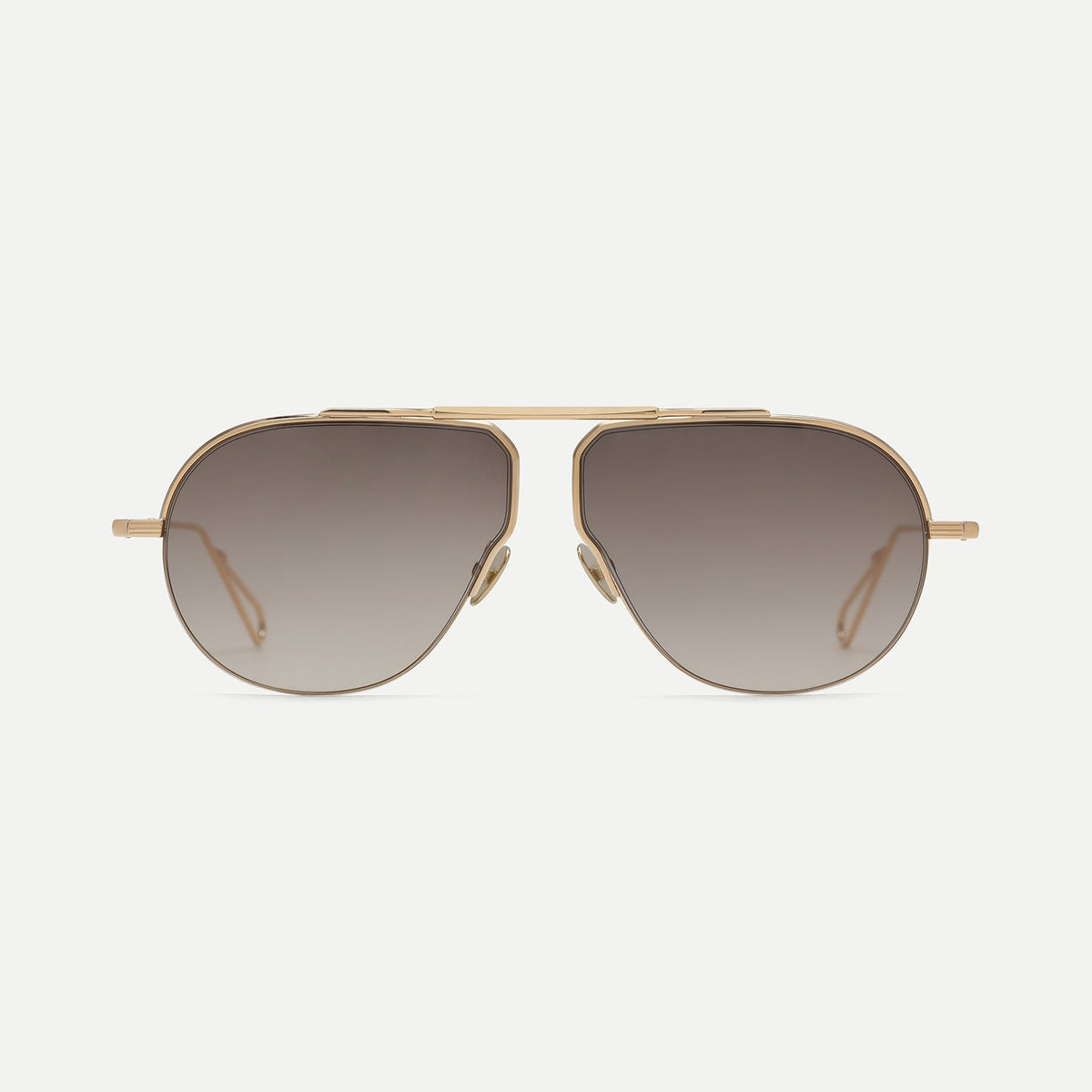 Ahlem Laplace Sunglasses in Champagne/Rain Gradient
