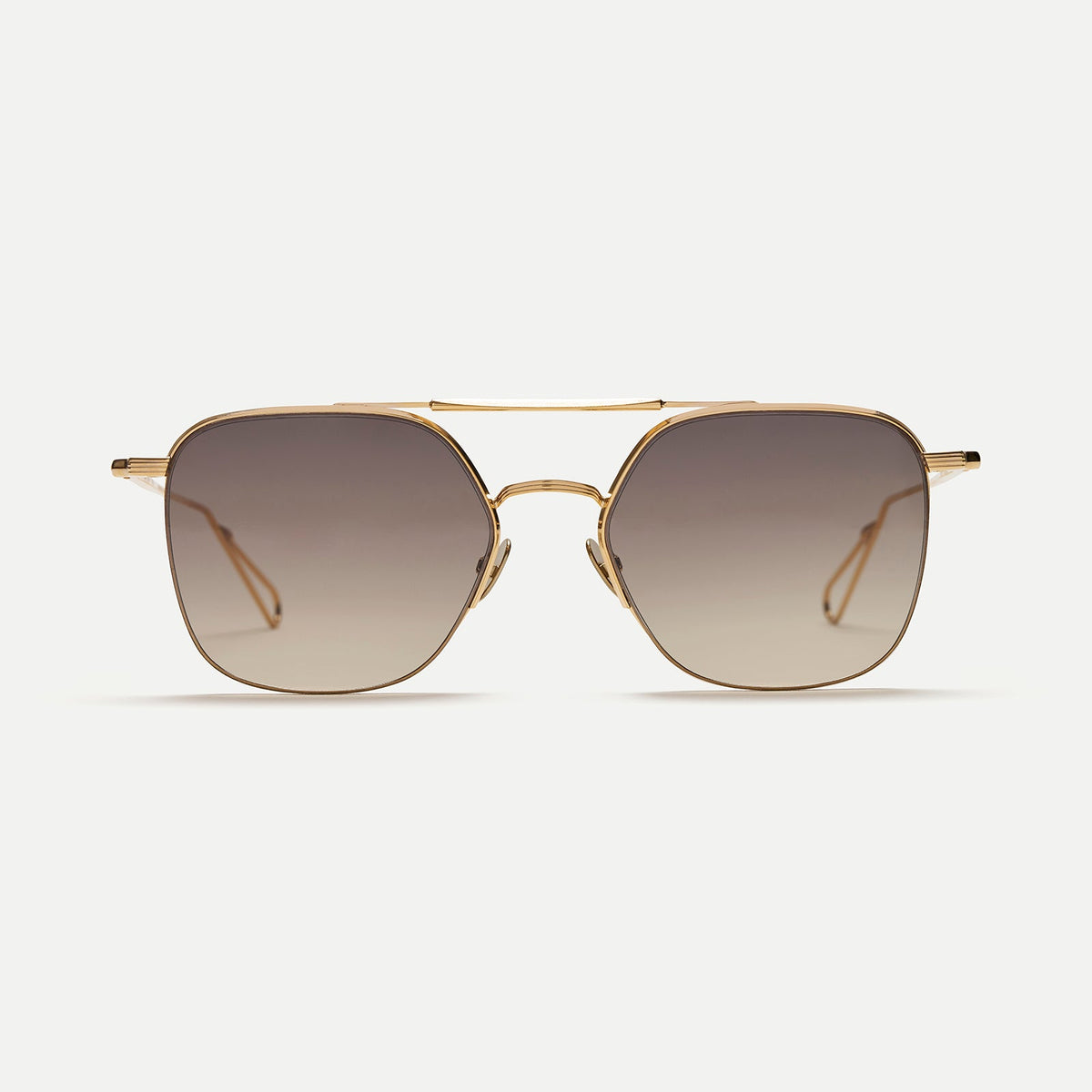 Ahlem Louxor Sunglasses in Champagne/Rain Gradient
