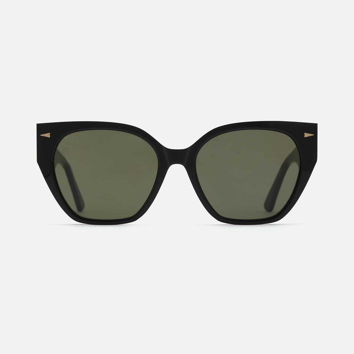 Ahlem Marguerite Sunglasses in Black/G-15