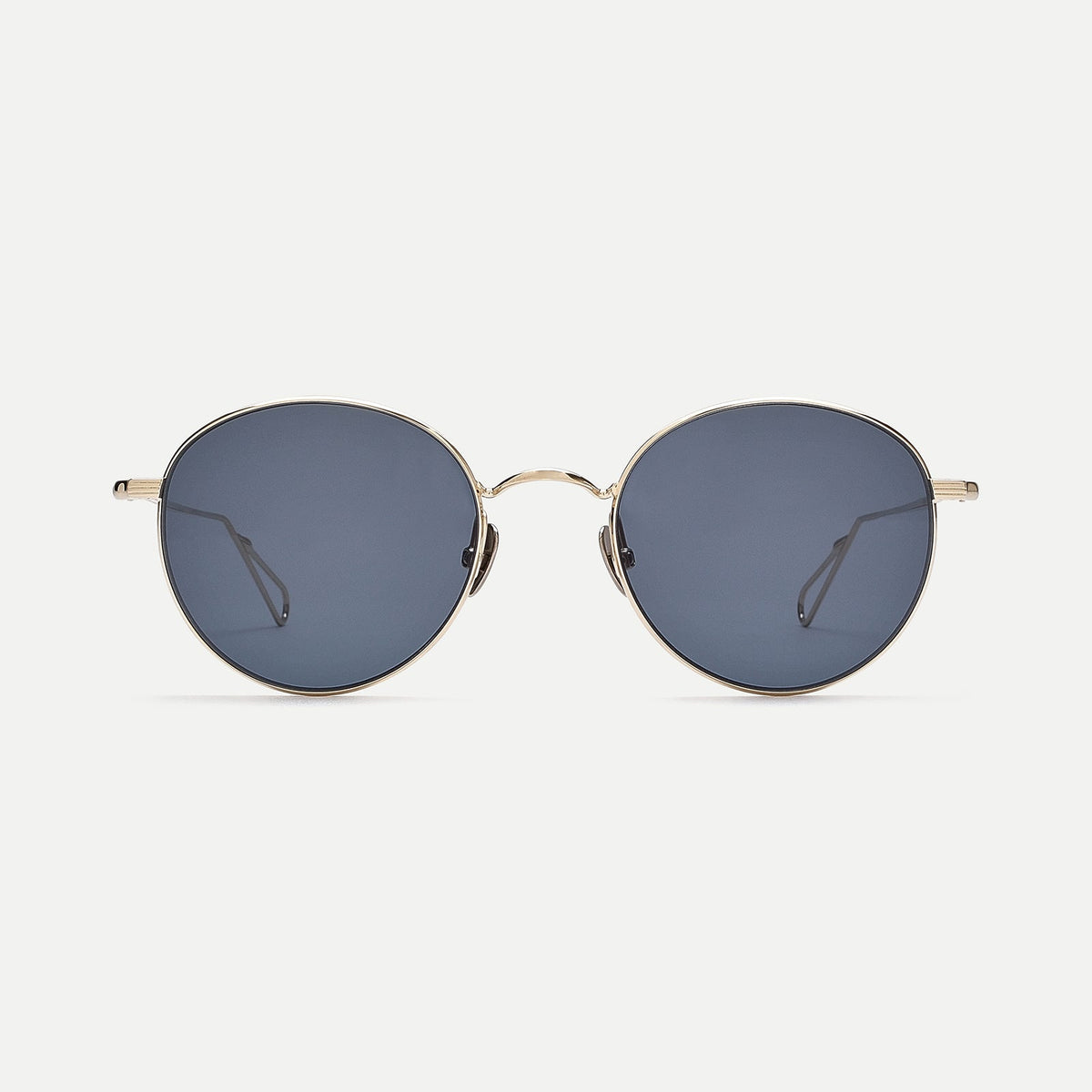 Ahlem Molière Sunglasses in Grey Gold/Petrol