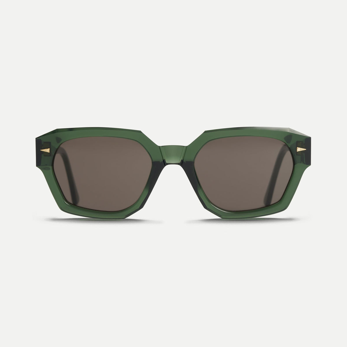 Ahlem Suffren Sunglasses in Dark Green/Grey