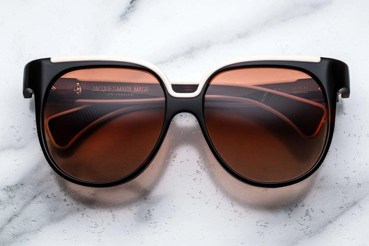 Jacques Marie Mage Cleveland Sunglasses in 02 Havana Navel Gradient