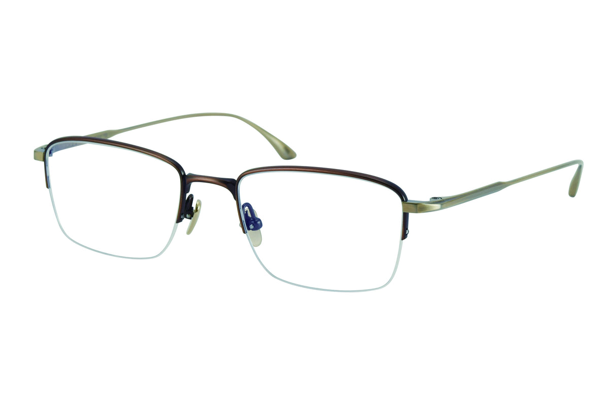 Masunaga MIES Optical in Brown/At-gold