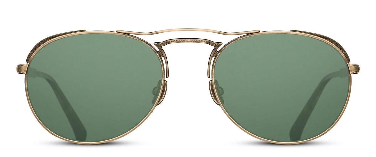 Matsuda M3098 Sunglasses in Antique Gold
