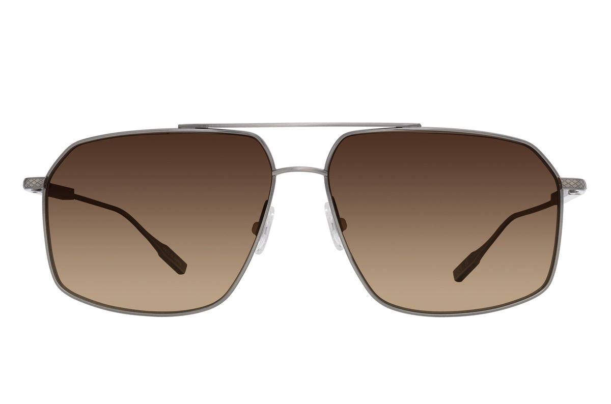 Barton Perreira Renzo sunglasses in Pewter / Old English Polarized at Visionary Optics NYC
