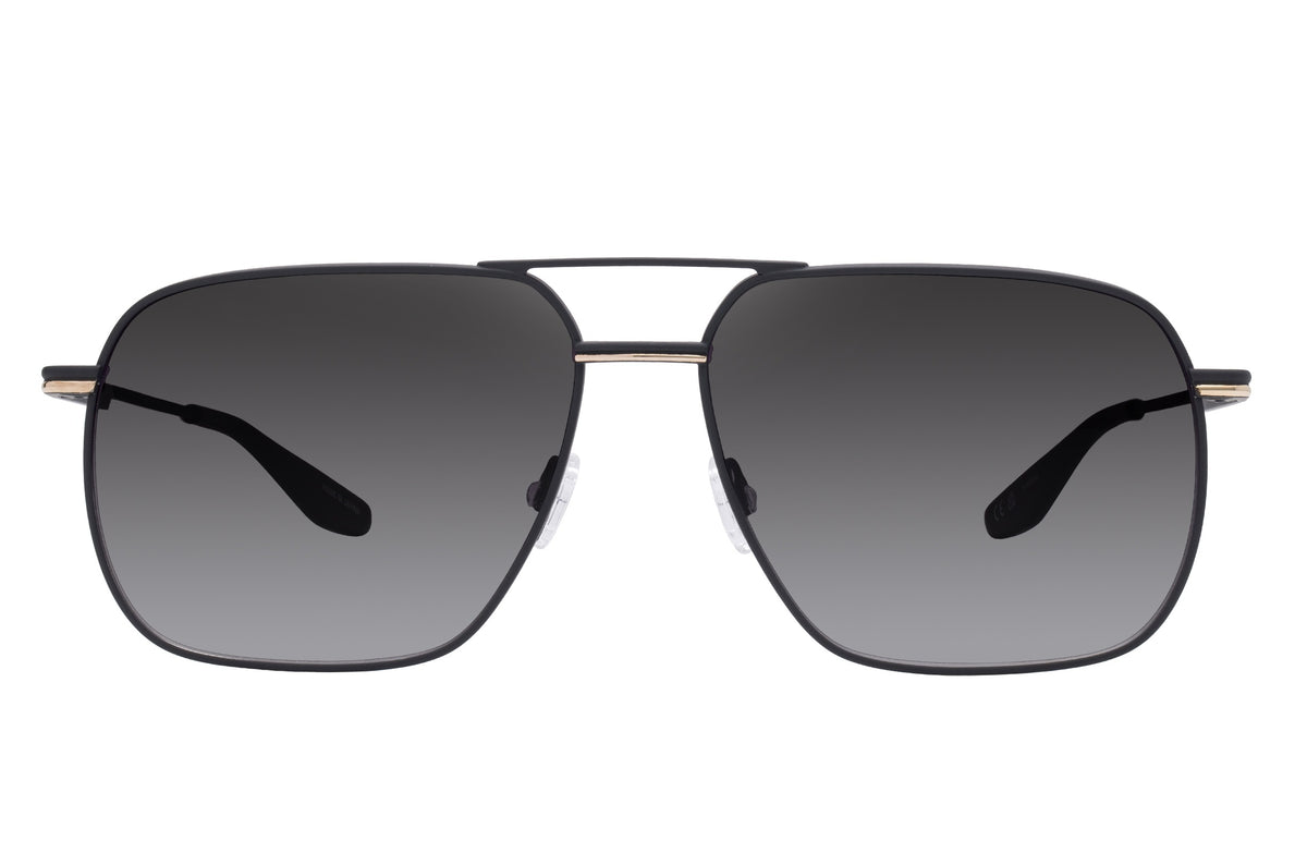 Barton Perreira Royale sunglasses in Black Satin / Gold / Smolder at Visionary Optics NYC
