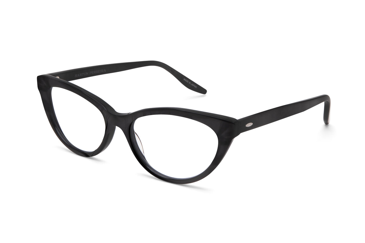 Barton Perreira Tippi eyeglasses in Black Marble at Visionary Optics NYC