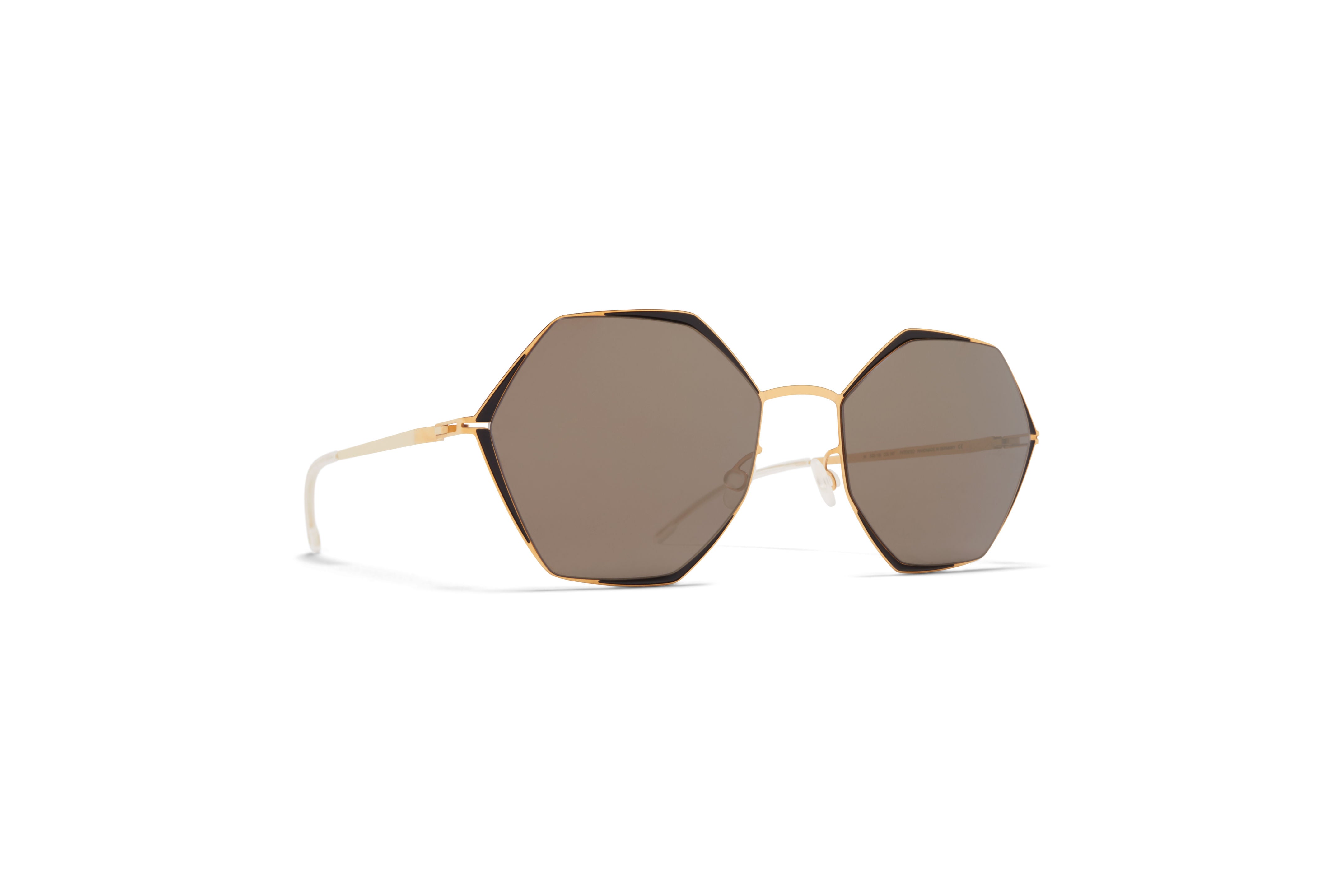 MYKITA ALESSIA Sunglasses Gold/Jet Black
