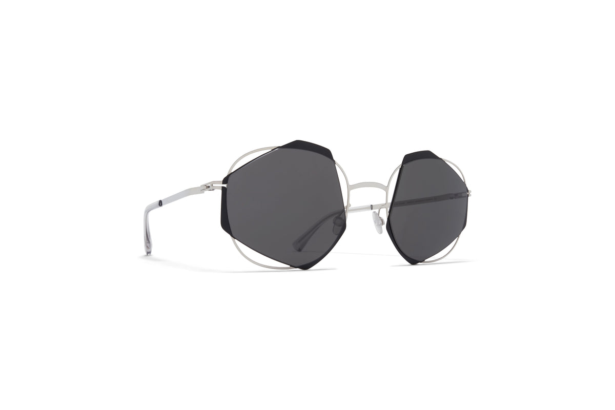 MYKITA ACHILLES Sunglasses Shiny Silver/Jet Black