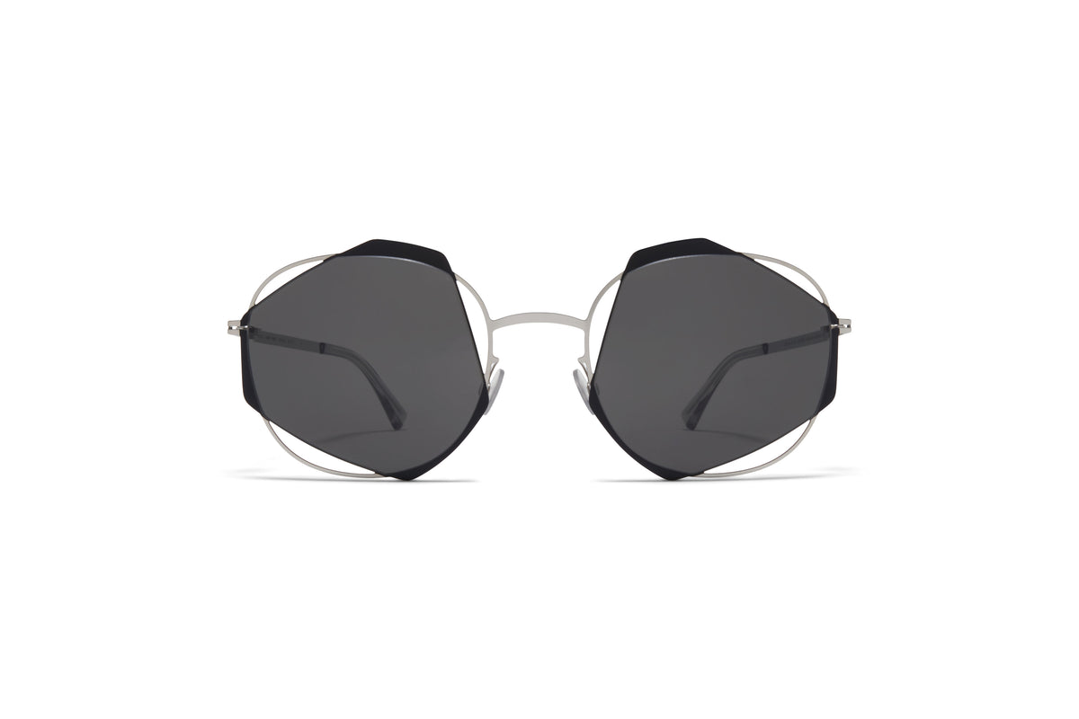 MYKITA ACHILLES Sunglasses 419 Shiny Silver/Jet Black