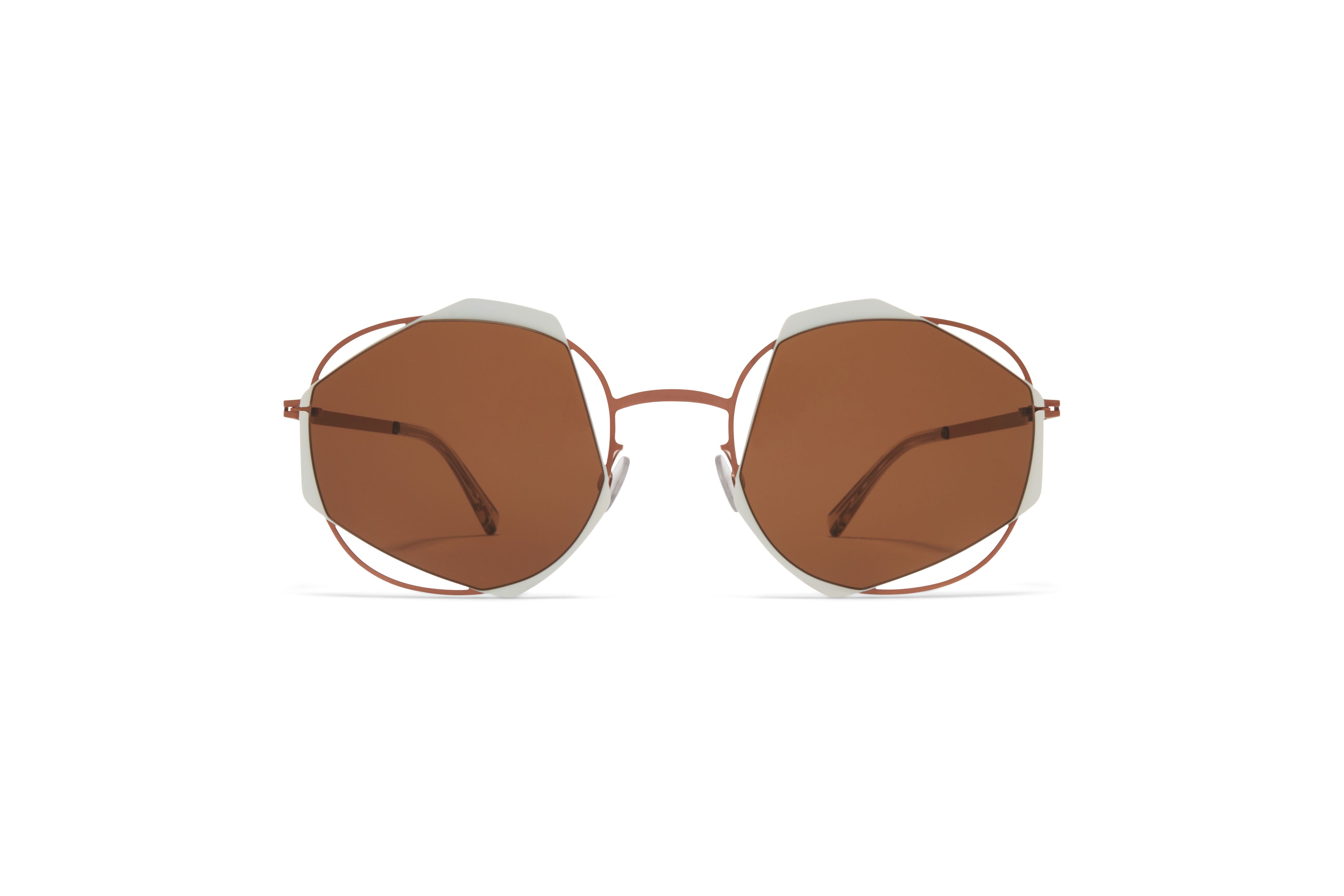 MYKITA ACHILLES Sunglasses 420 Shiny Copper/Antique White
