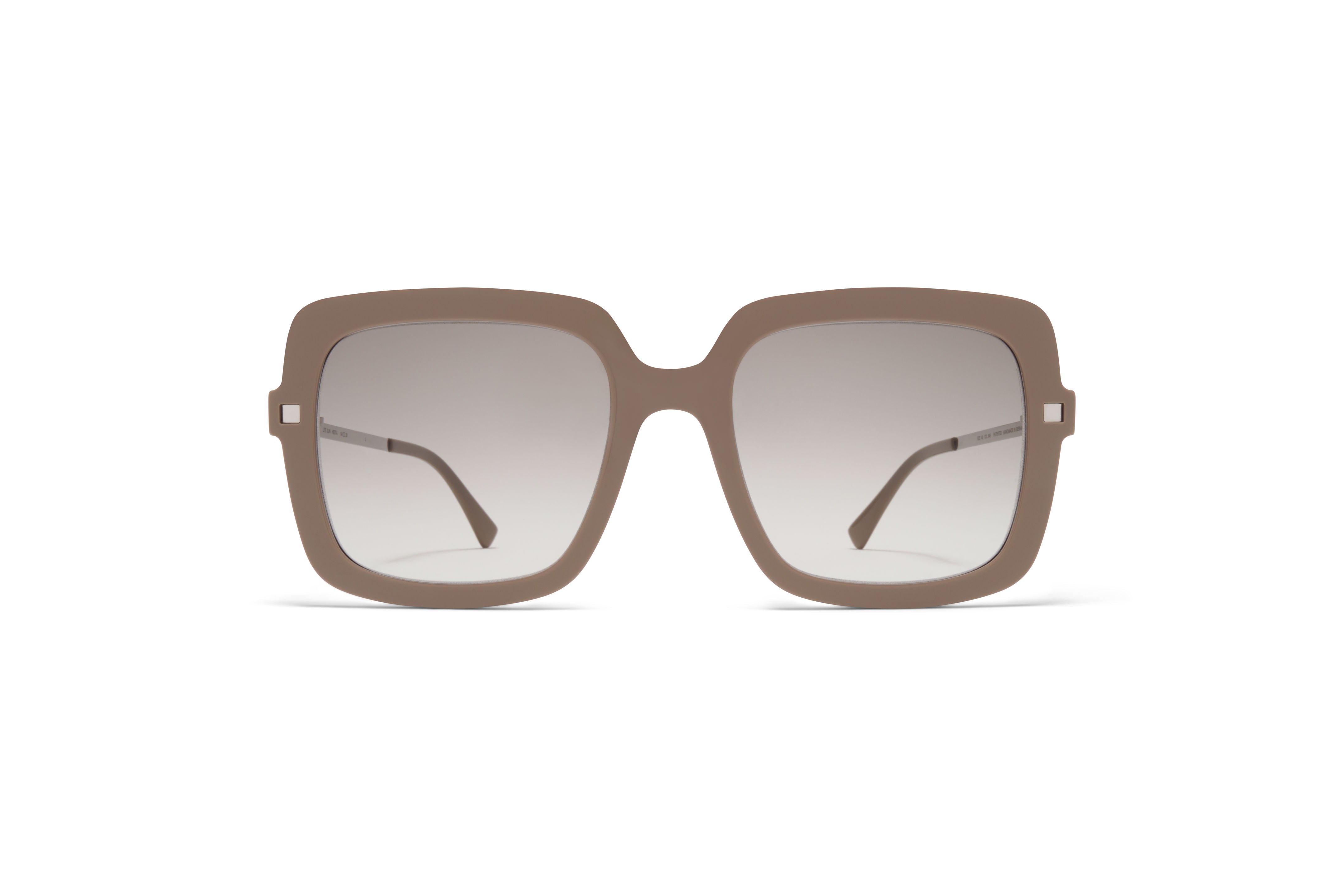 MYKITA HESTA Sunglasses C82 Brown Grey/Shiny Silver
