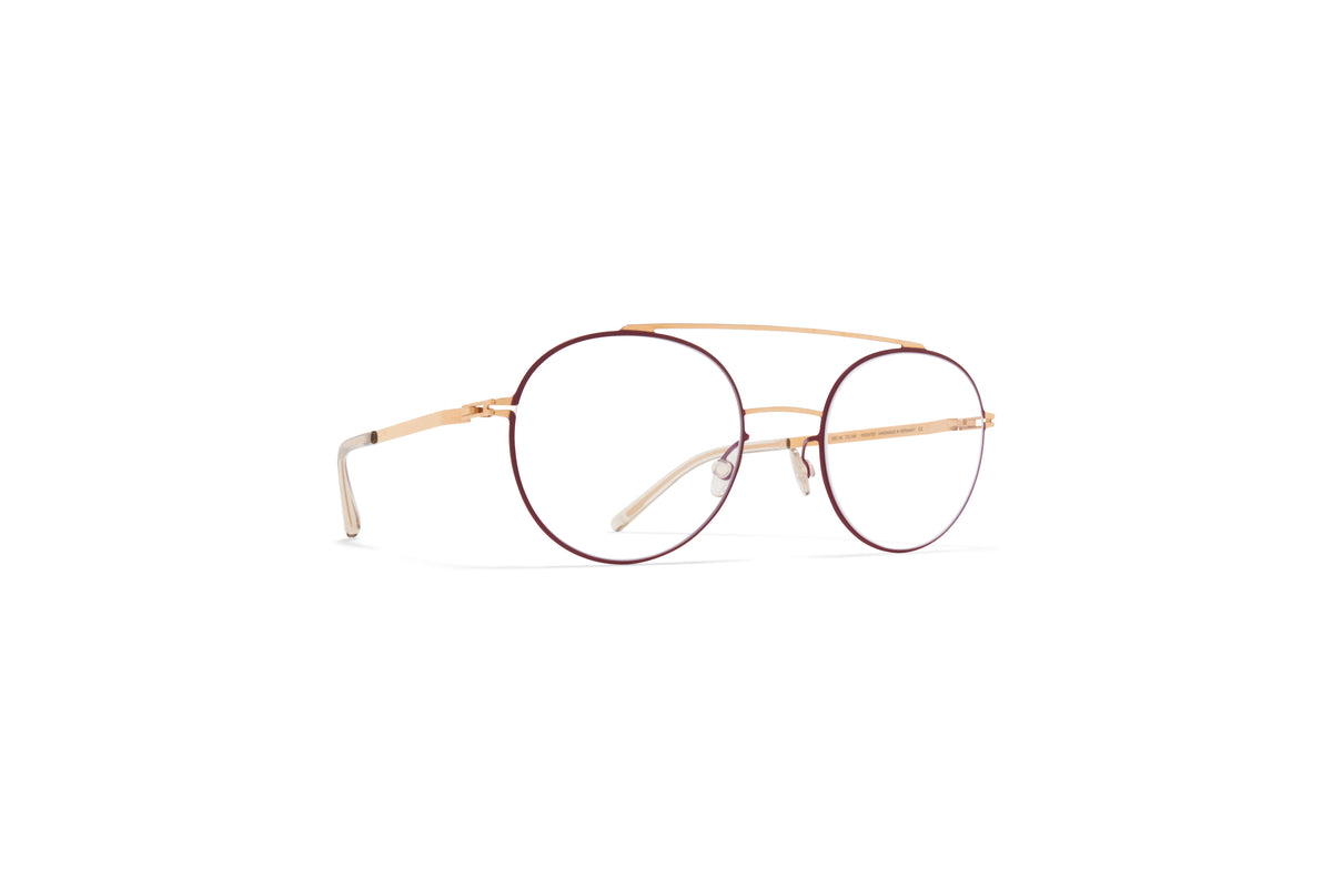 MYKITA ALMETA Optical Champagne Gold/Cranberry