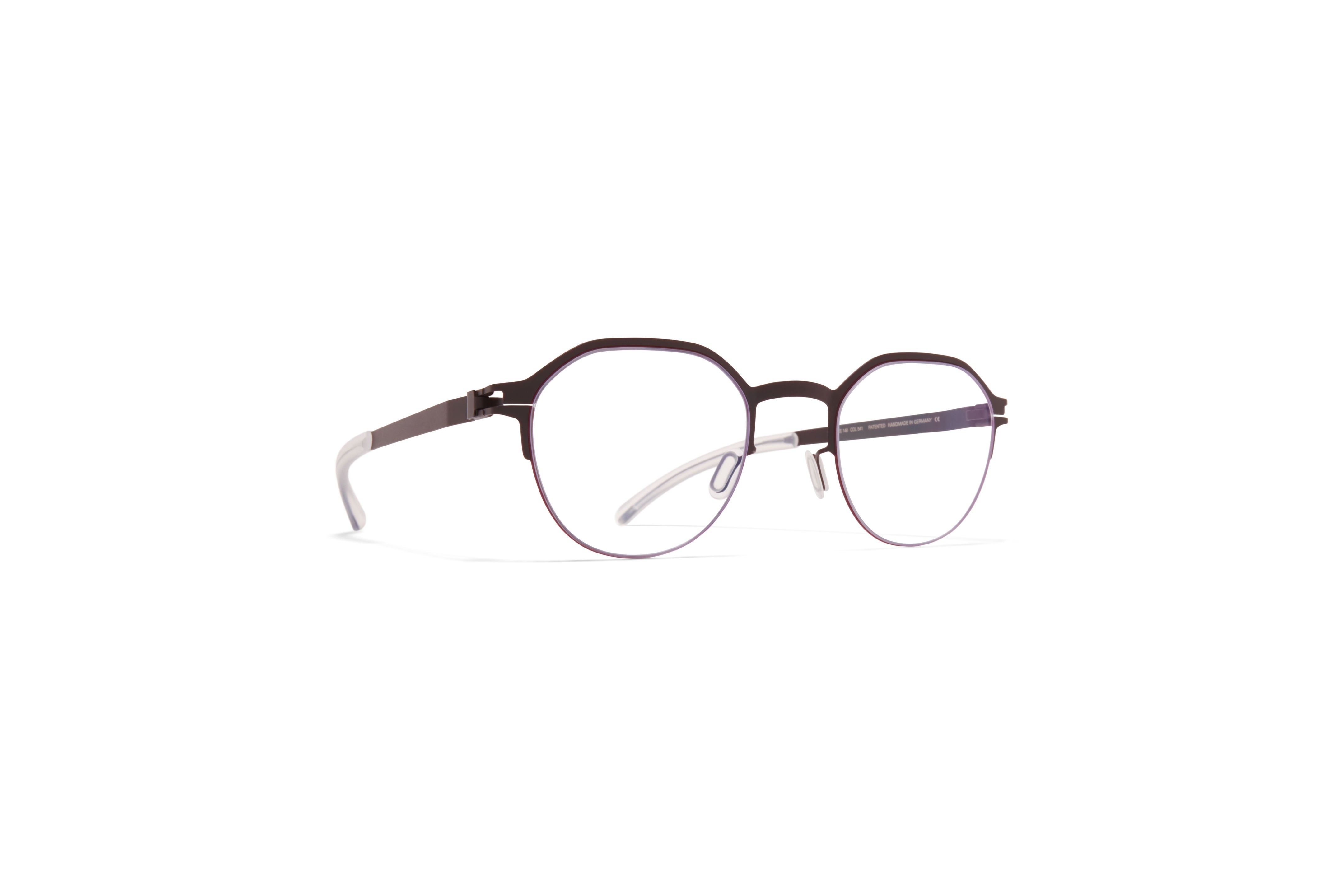 MYKITA DORIAN Optical Ebony Brown/Cranberry