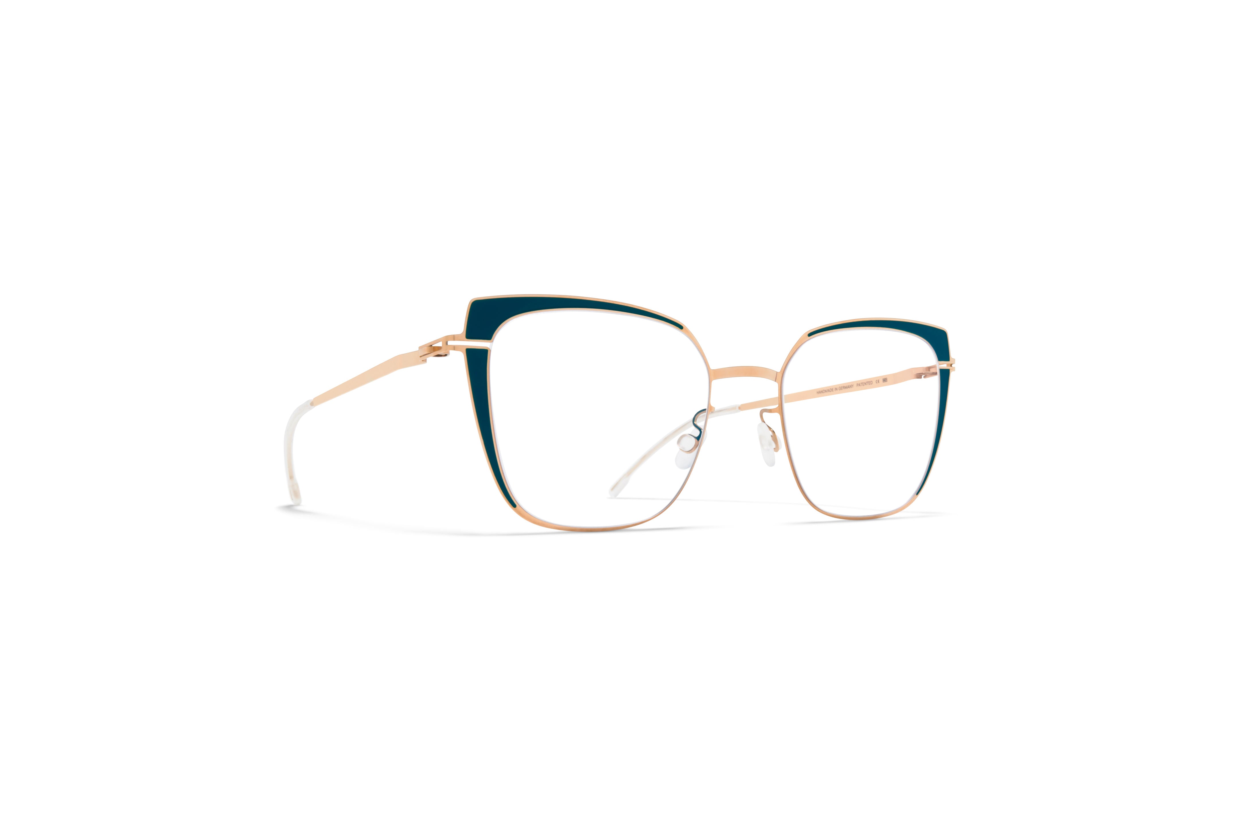MYKITA VIOLA Optical Champagne Gold/Lagoon Green