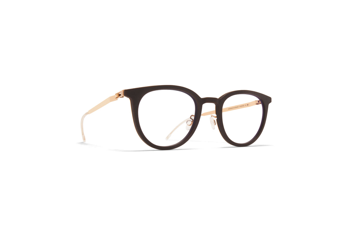 MYKITA SINDAL Optical MH8 Ebony Brown/Champagne Gold