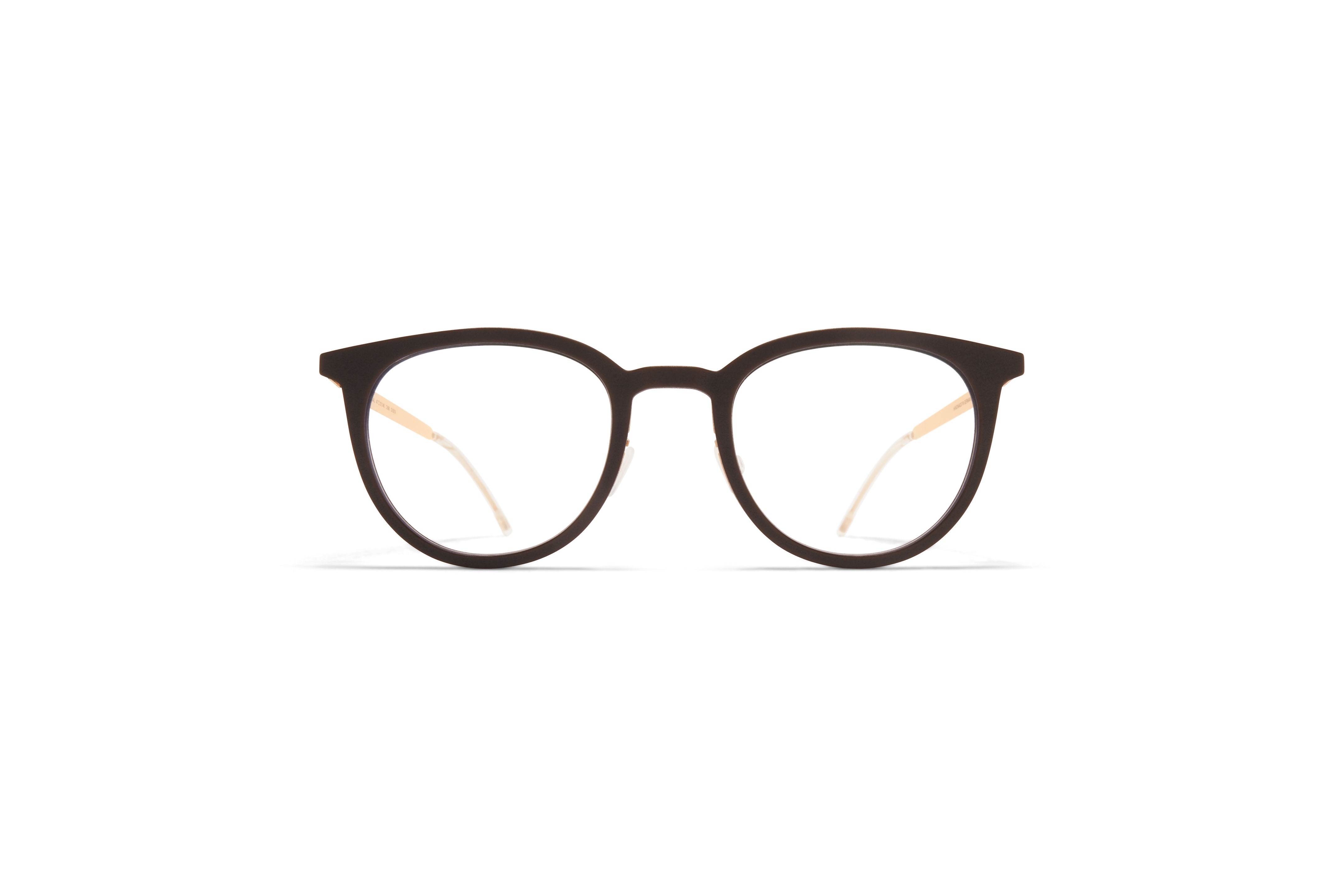 MYKITA SINDAL Optical MH8 Ebony Brown/Champagne Gold