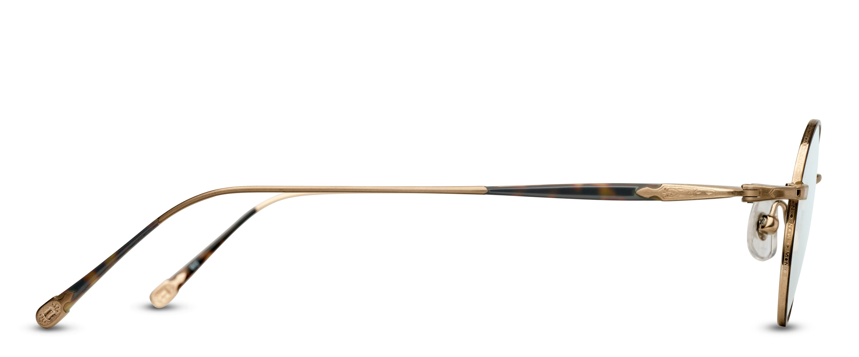 Matsuda 10189H BG BRUSHED GOLD profile view
