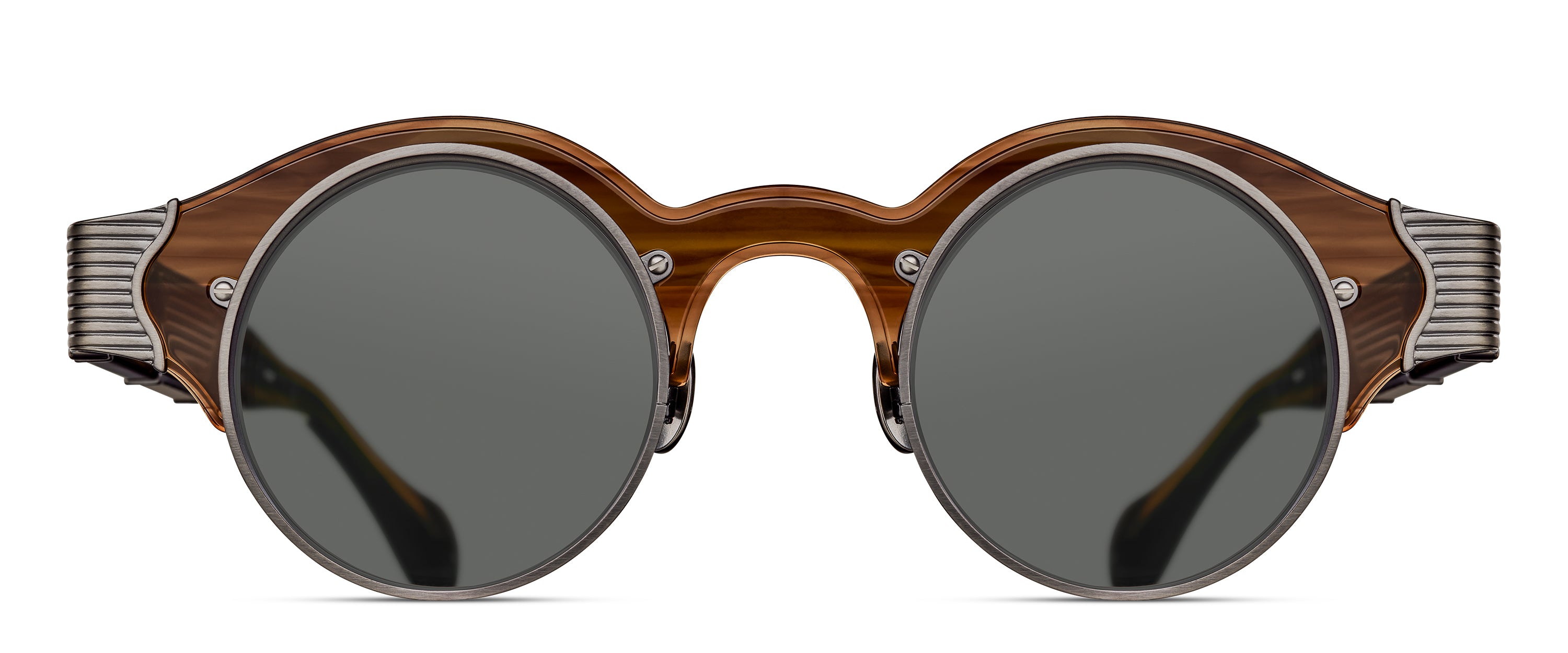 Matsuda Matsuda 10605H Sunglasses ANTIQUE SILVER Front