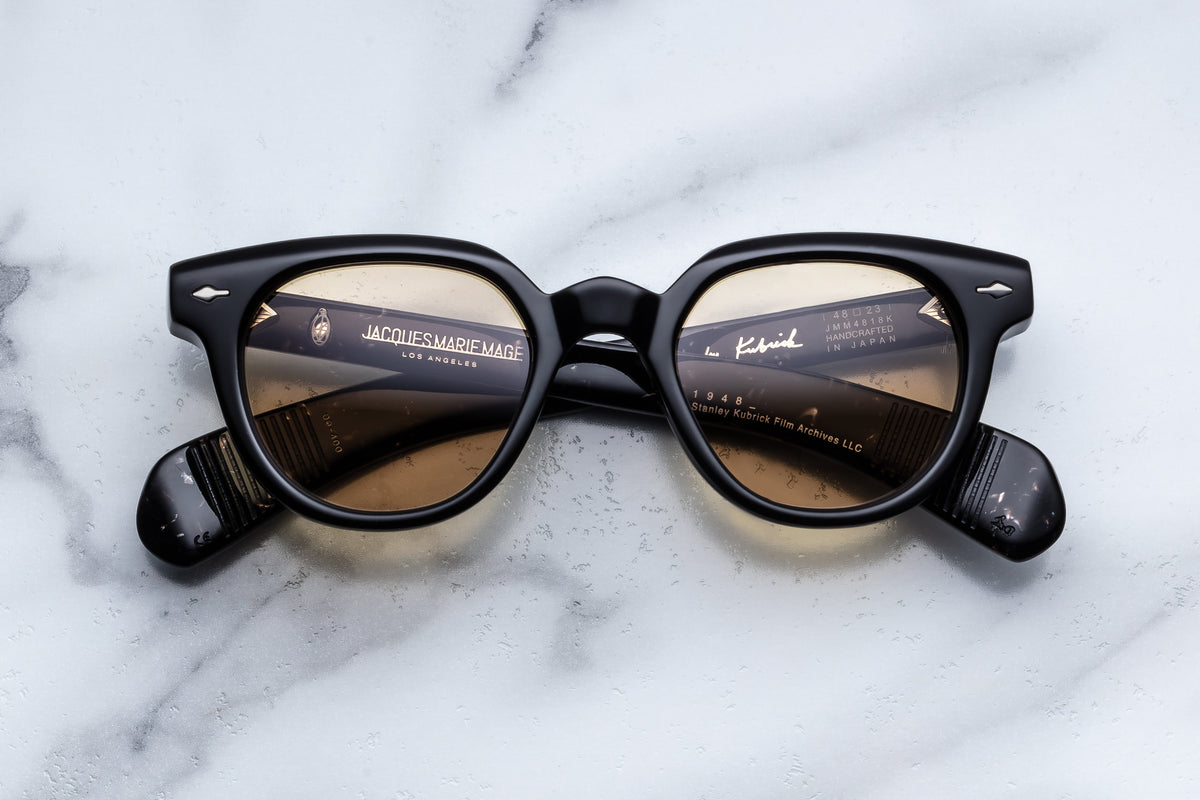 Jacques Marie Mage 1948 Sunglasses in 18K Willow Sepia
