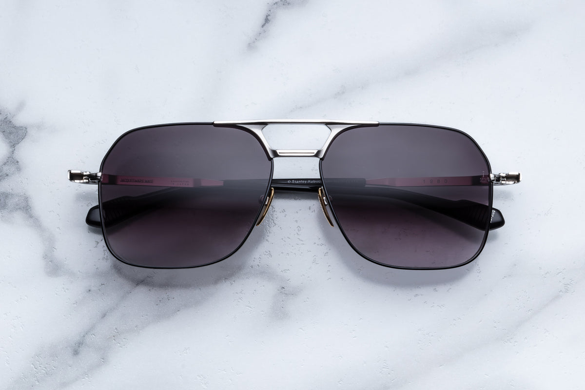 Jacques Marie Mage 1980 Sunglasses in 41 Silver Jet Gradient