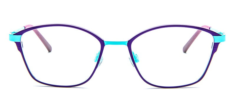 Bevel Sphinx Optical in Purple Haze/Light Turquoise
