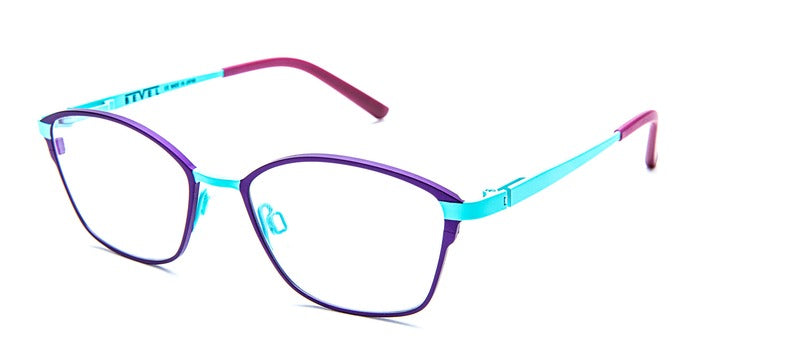Bevel Sphinx Optical in Purple Haze/Light Turquoise