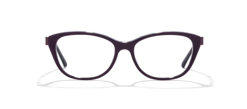 Bevel Carlotta in Purple Marble, handmade Japanese eyewear at Visionary Optics NYC