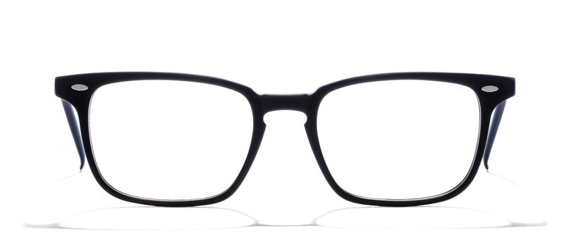 Bevel Tati in Black Matte, handmade Japanese eyewear at Visionary Optics NYC