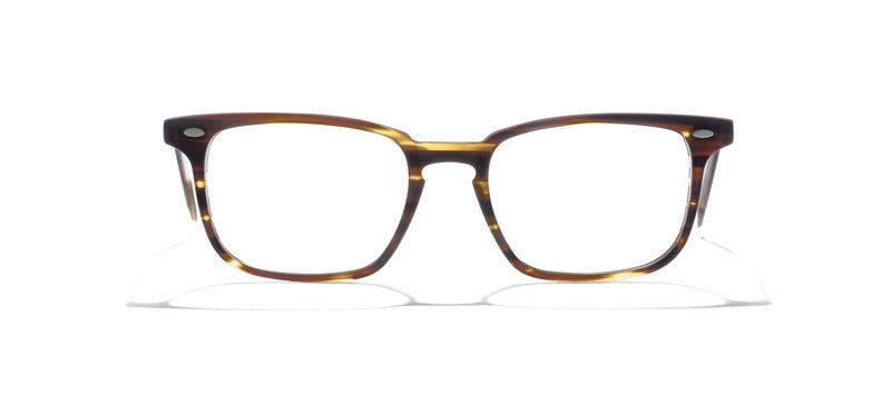 Bevel Tati in Whiskey Tortoise Matte, handmade Japanese eyewear at Visionary Optics NYC