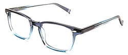 Bevel Barbill in Black Fade, handmade Japanese eyewear at Visionary Optics NYC