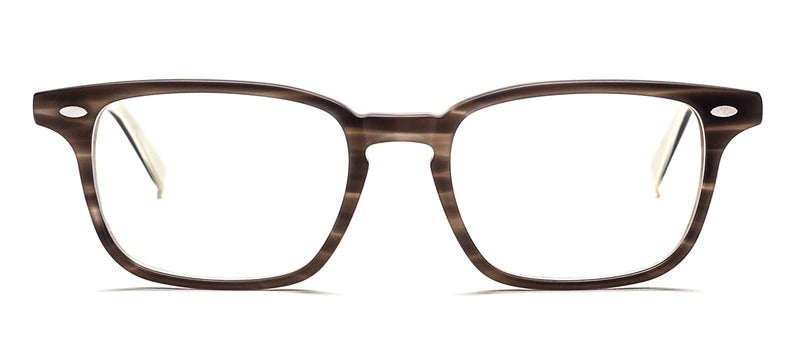 Bevel Barbill in Tusk Matte, handmade Japanese eyewear at Visionary Optics NYC