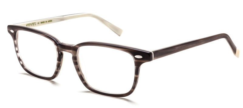 Bevel Barbill in Tusk Matte, handmade Japanese eyewear at Visionary Optics NYC