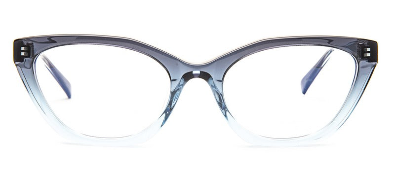 Bevel Salaun in Black Fade, handmade Japanese eyewear at Visionary Optics NYC