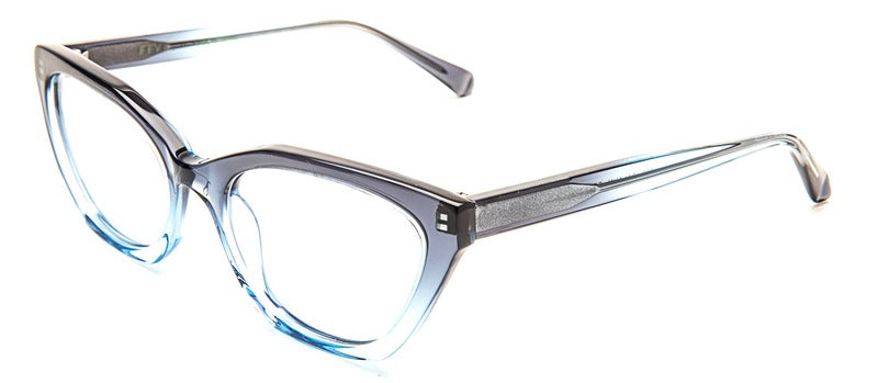 Bevel Salaun in Black Fade, handmade Japanese eyewear at Visionary Optics NYC