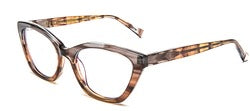 Bevel Salaun in Tortoise Gradient, handmade Japanese eyewear at Visionary Optics NYC
