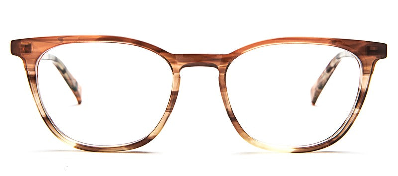 Bevel Squamish in Light Tort Gradient, handmade Japanese eyewear at Visionary Optics NYC