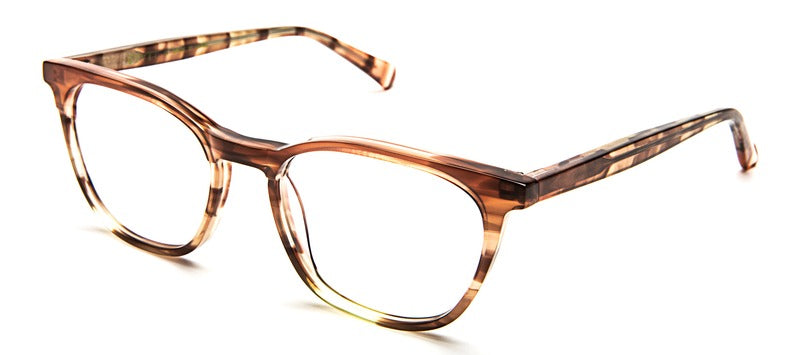 Bevel Squamish in Light Tort Gradient, handmade Japanese eyewear at Visionary Optics NYC