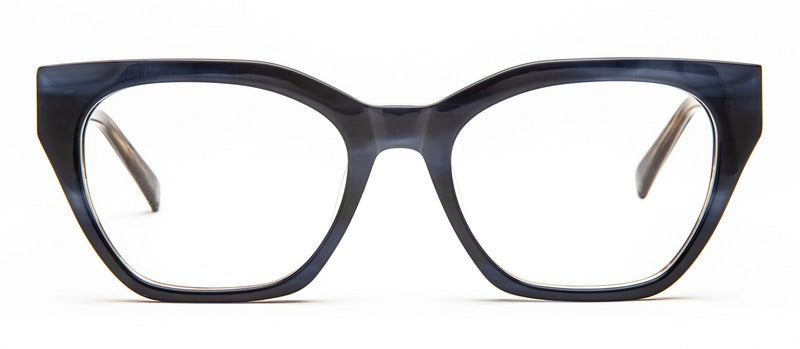 Bevel Masaaki H in Niagra/Caramel Cafe, handmade Japanese eyewear at Visionary Optics NYC