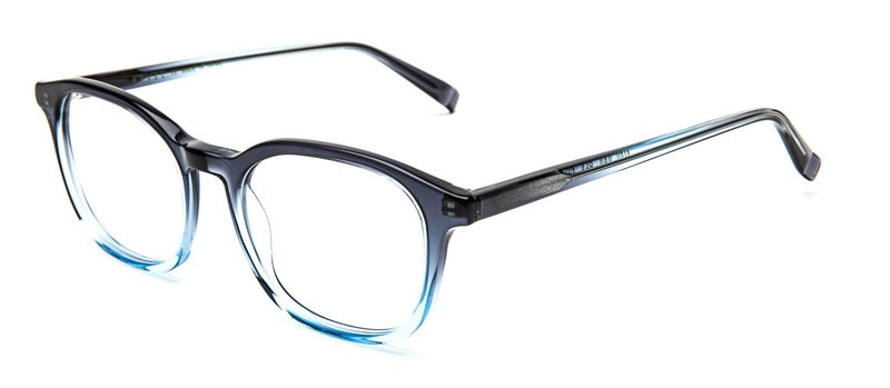 Bevel Vail in Black Fade, handmade Japanese eyewear at Visionary Optics NYC