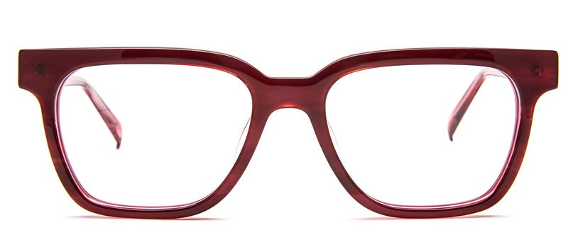 Bevel Healdsburg in Claret, handmade Japanese eyewear at Visionary Optics NYC