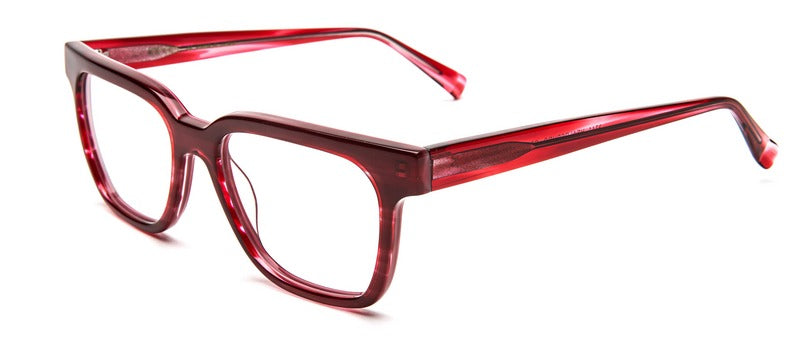 Bevel Healdsburg in Claret, handmade Japanese eyewear at Visionary Optics NYC