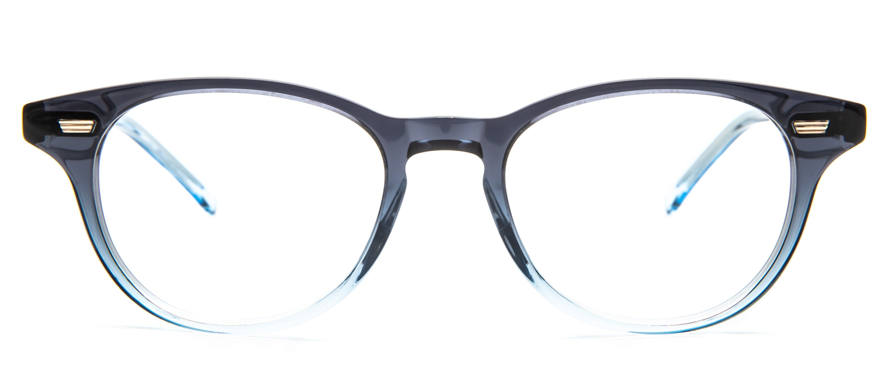 Bevel Chamomile in Black Fade, handmade Japanese eyewear at Visionary Optics NYC