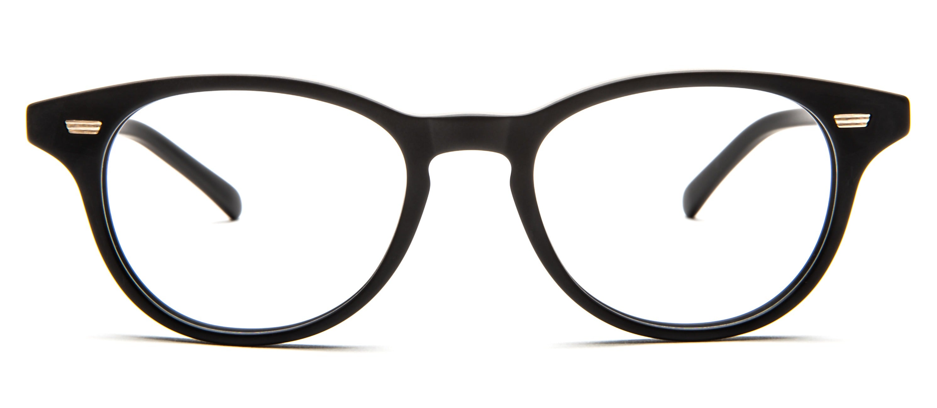 Bevel Chamomile in Black Mate, handmade Japanese eyewear at Visionary Optics NYC