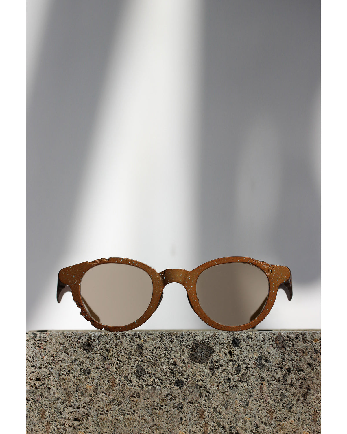 Titanium Museum Soft Brutalism Sunglasses in C2 Earth Mineral